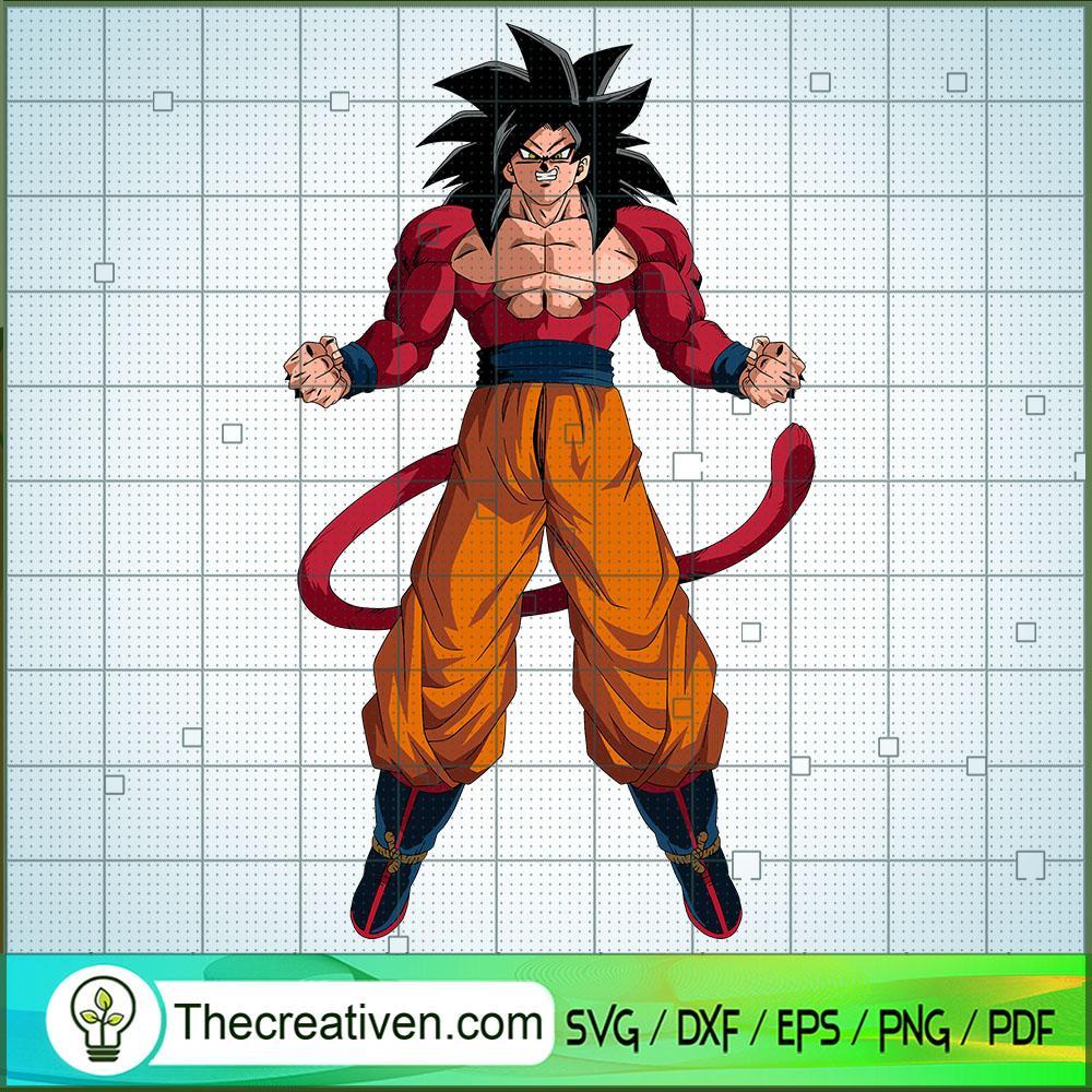 Goku Super Saiyan 4 Dragon Ball Z SVG, Dragon Ball SVG, Goku SVG 1 Goku Super Saiyan 4 Dragon Ball Z SVG, Dragon Ball SVG, Goku SVG