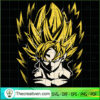 Son Goku Head Super Saiyan 2 SVG, Dragon Ball SVG, Goku SVG