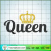 Queen Free SVG Cut File for Cricut & Silhouette 2 QUEEN copy