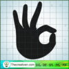 Hand Ok SVG Free, Hand SVG Free, Free SVG For Cricut Silhouette 3 HAND 3 copy
