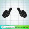 Double Hand Like Free SVG Cut File for Cricut & Silhouette 3 HAND 1 copy
