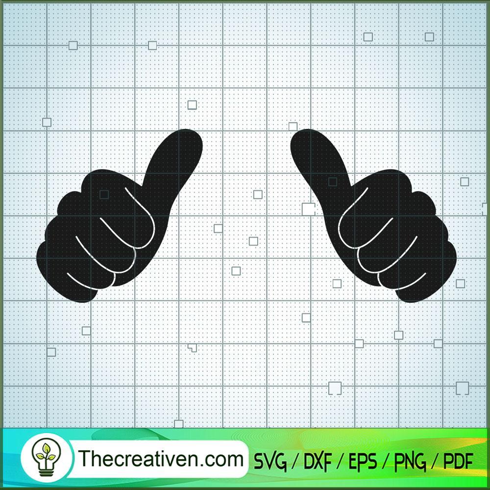 Double Hand Like Free SVG Cut File for Cricut & Silhouette 1 Double Hand Like Free SVG Cut File for Cricut & Silhouette