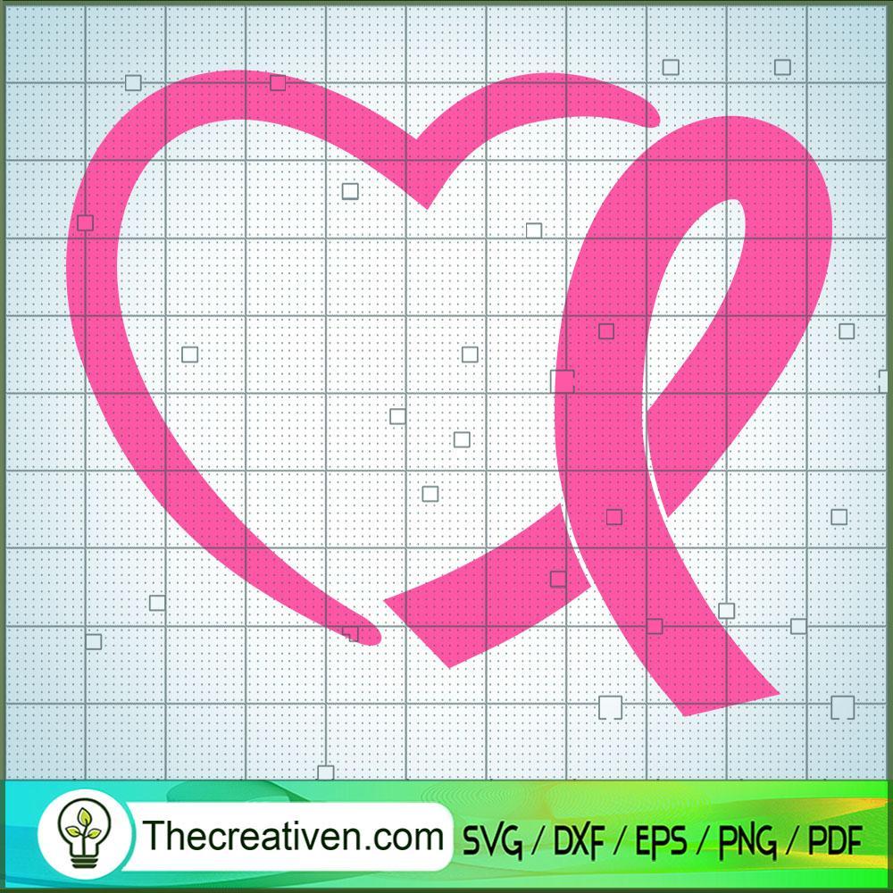 Heart Cancer Free SVG Cut File for Cricut & Silhouette 1 Heart Cancer Free SVG Cut File for Cricut & Silhouette