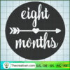 Eight Month Free SVG Cut File for Cricut & Silhouette 3 EIGHT MONTHS copy