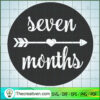 Seven Month Free SVG Cut File for Cricut & Silhouette 3 SEVEN MONTHS copy
