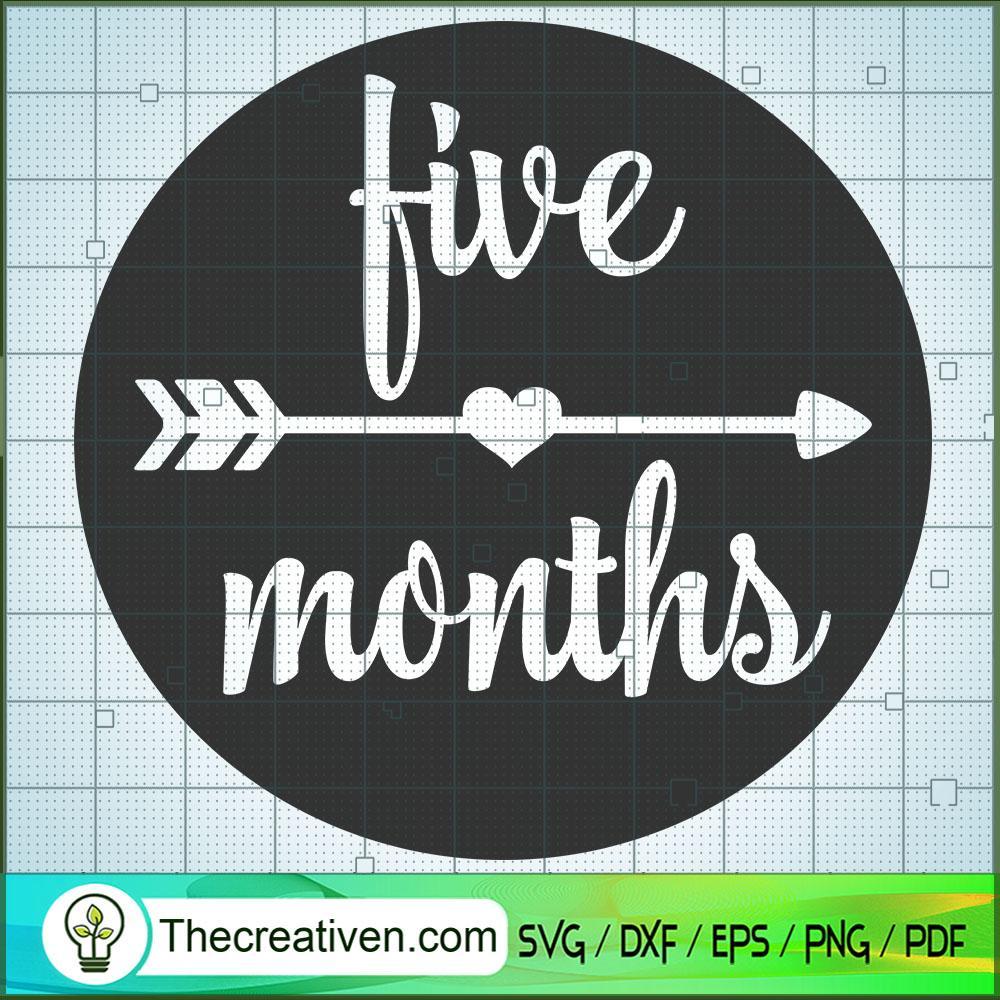 Five Month SVG Free, Birthday SVG Free, Free SVG For Cricut Silhouette 1 Five Month SVG Free, Birthday SVG Free, Free SVG For Cricut Silhouette