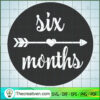 Six Month SVG Free, Birthday SVG Free, Free SVG For Cricut Silhouette 2 SIX MONTHS copy