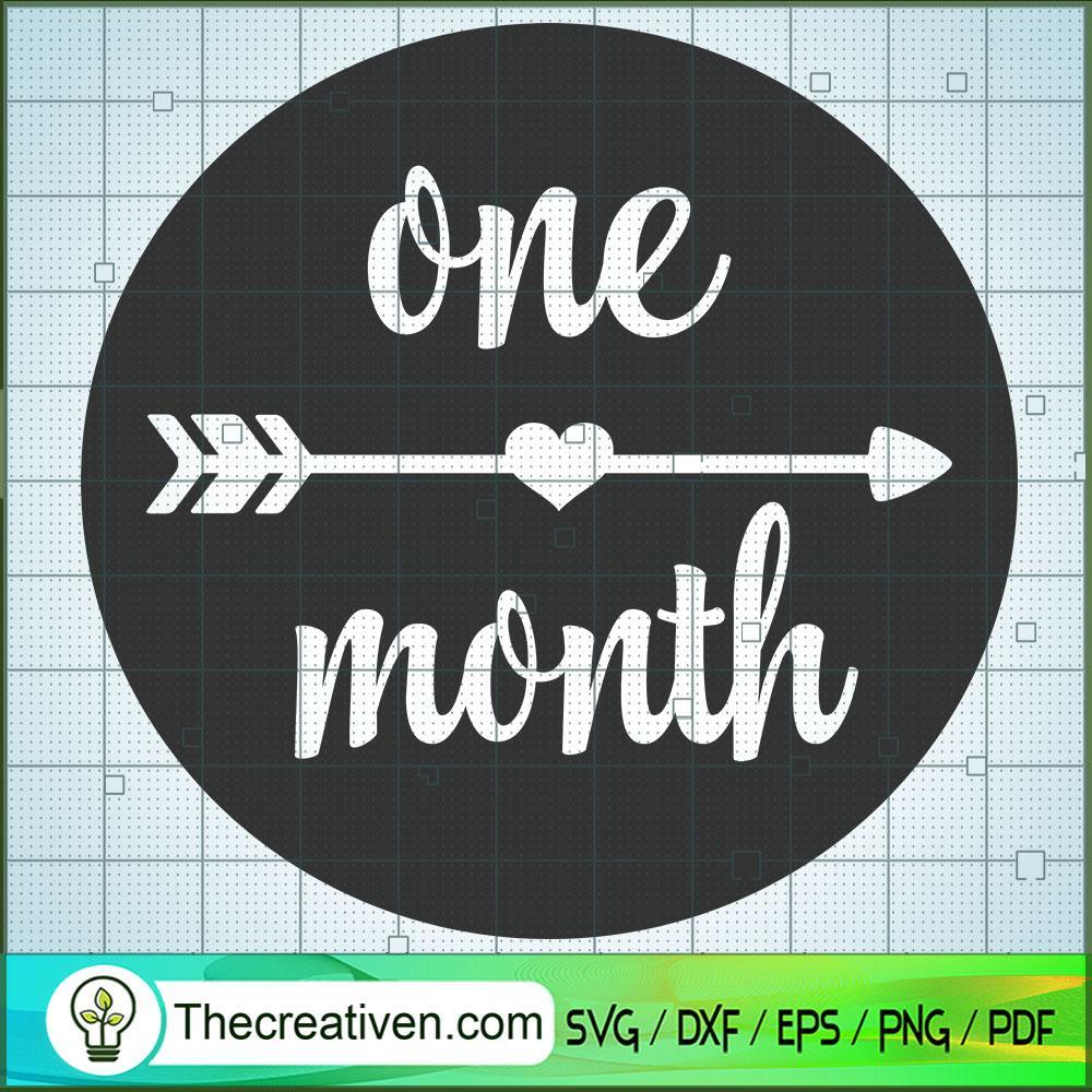 One Month SVG Free, Birthday SVG Free, Free SVG For Cricut Silhouette 1 One Month SVG Free, Birthday SVG Free, Free SVG For Cricut Silhouette