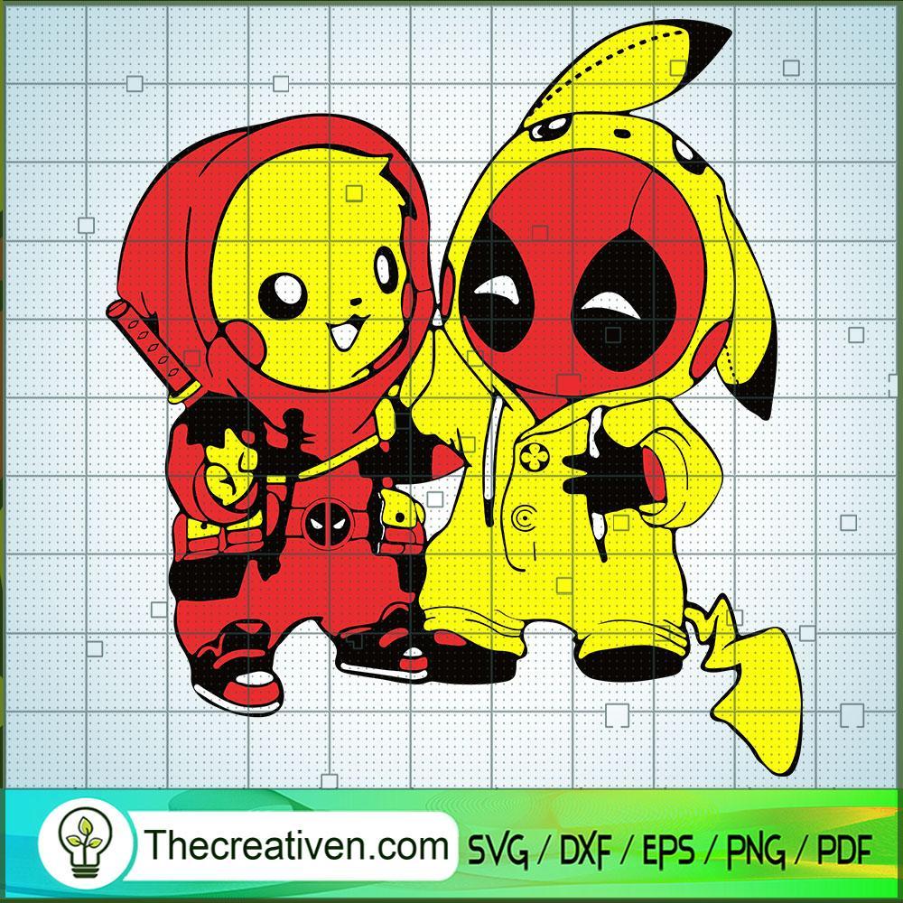 Ash’s Pikachu & Deadpool’s Pikachu SVG, Pokemon SVG, Pokemon Ball SVG 1 Ash’s Pikachu & Deadpool’s Pikachu SVG, Pokemon SVG, Pokemon Ball SVG