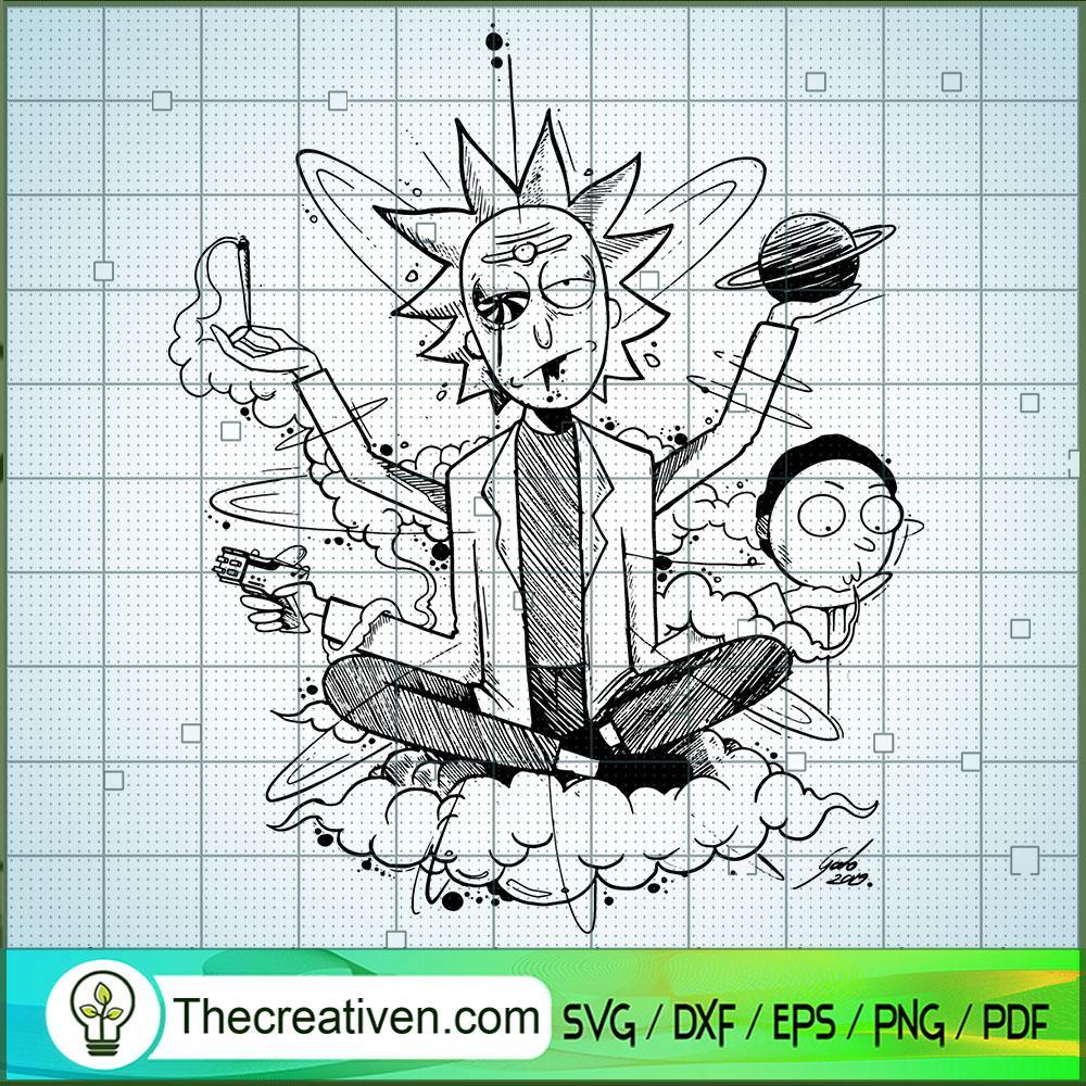Rick Crazy SVG, Rick And Morty SVG, Cartoon Movie SVG 1 149 copy