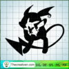 Pikachu In Raichu Shadow SVG, Pokémon SVG, Cartoon Movie SVG 2 126 copy