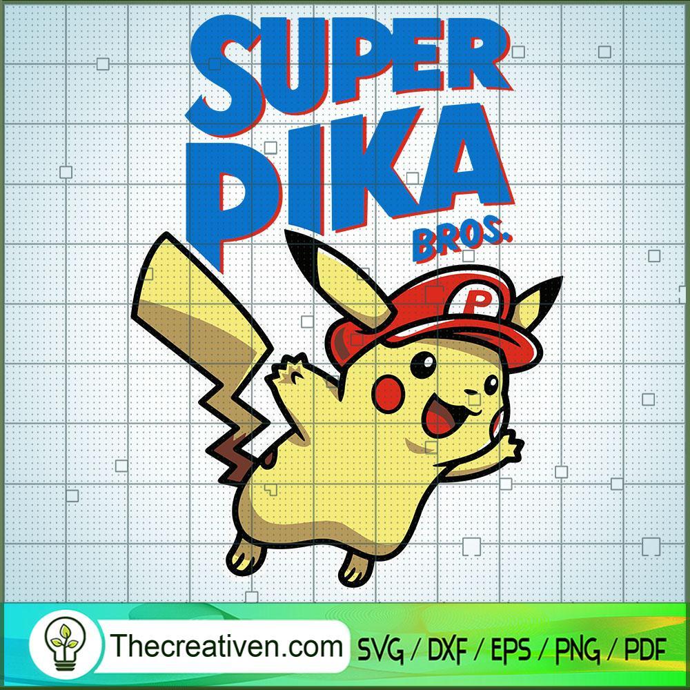 Super Pika Bros SVG, Pokémon SVG, Cartoon Movie SVG 1 Super Pika Bros SVG, Pokémon SVG, Cartoon Movie SVG