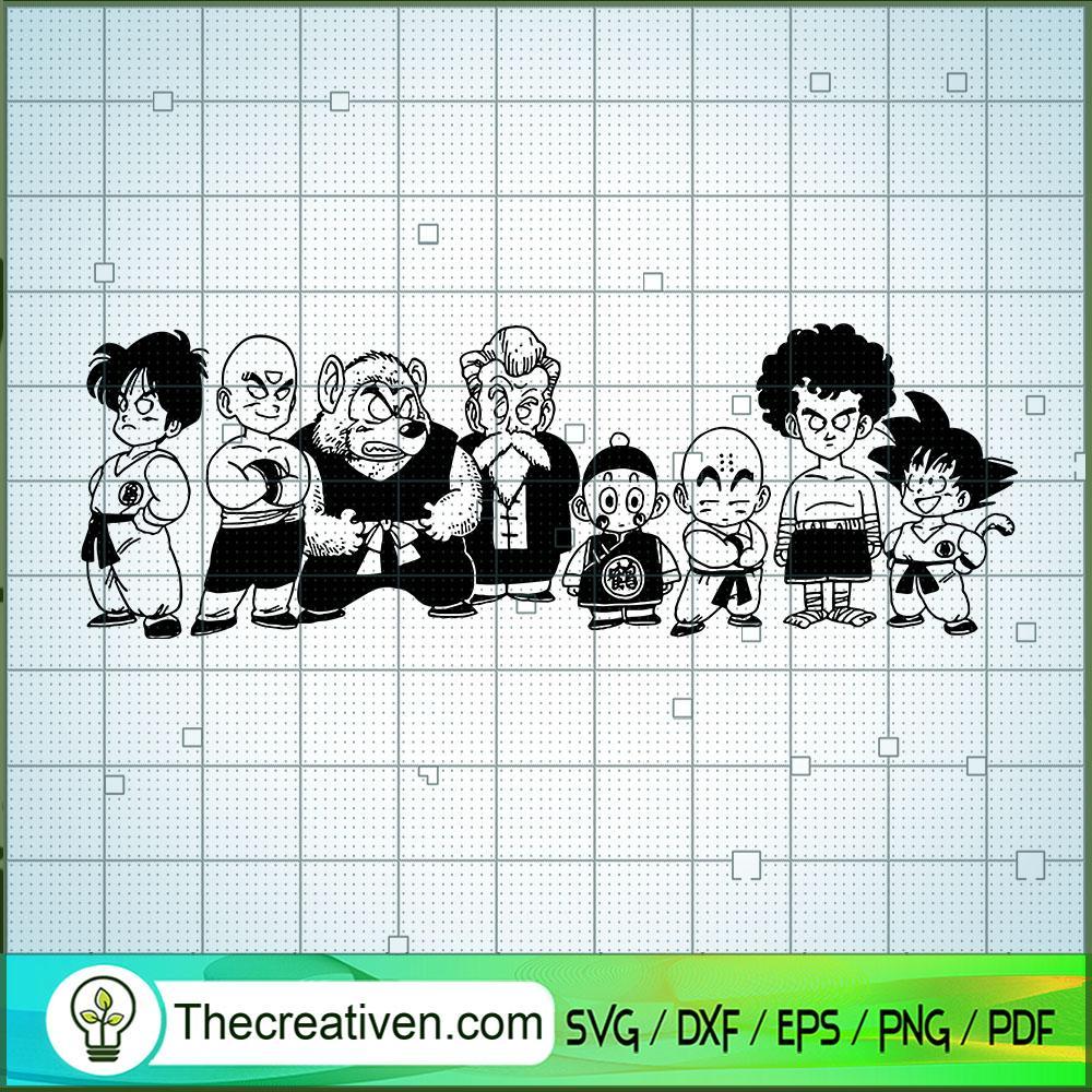 Dragon Ball Z Characters SVG, Goku SVG, Dragon Ball Z SVG 1 Dragon Ball Z Characters SVG, Goku SVG, Dragon Ball Z SVG