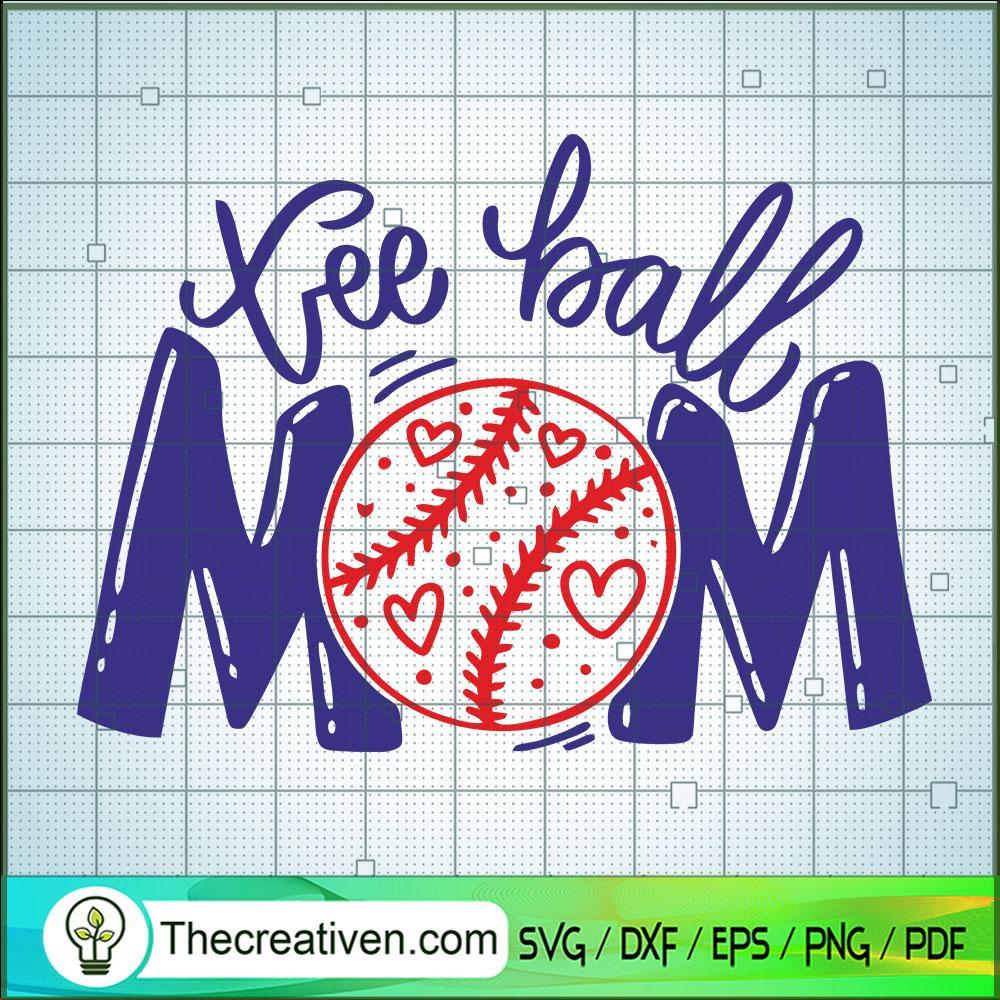 Tee Ball Mom SVG, Baseball SVG, Sports SVG 1 Tee Ball Mom SVG, Baseball SVG, Sports SVG
