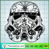 Stormtrooper Head Pattern SVG, Star Wars SVG, Stormtrooper SVG 2 244 copy