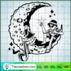 Smoking Weed Moon SVG, Alien Smoke Weed SVG, Cannabis SVG 3 192 copy 2