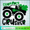 Shamrock Crusher SVG, Truck SVG, St.Patrick's Day SVG 3 167 copy 4
