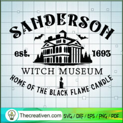Sanderson Witch Museum Home Of The Bla SVG Cut File fo Design 54911