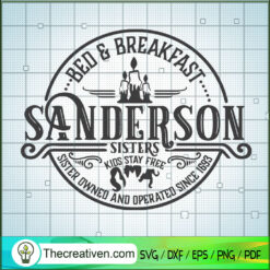 Red & Breakfast Sanderson Si SVG Cut File for Cricut