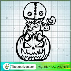 Sam With Pumpkin SVG, Sam Trick Or Treat SVG, Halloween SVG