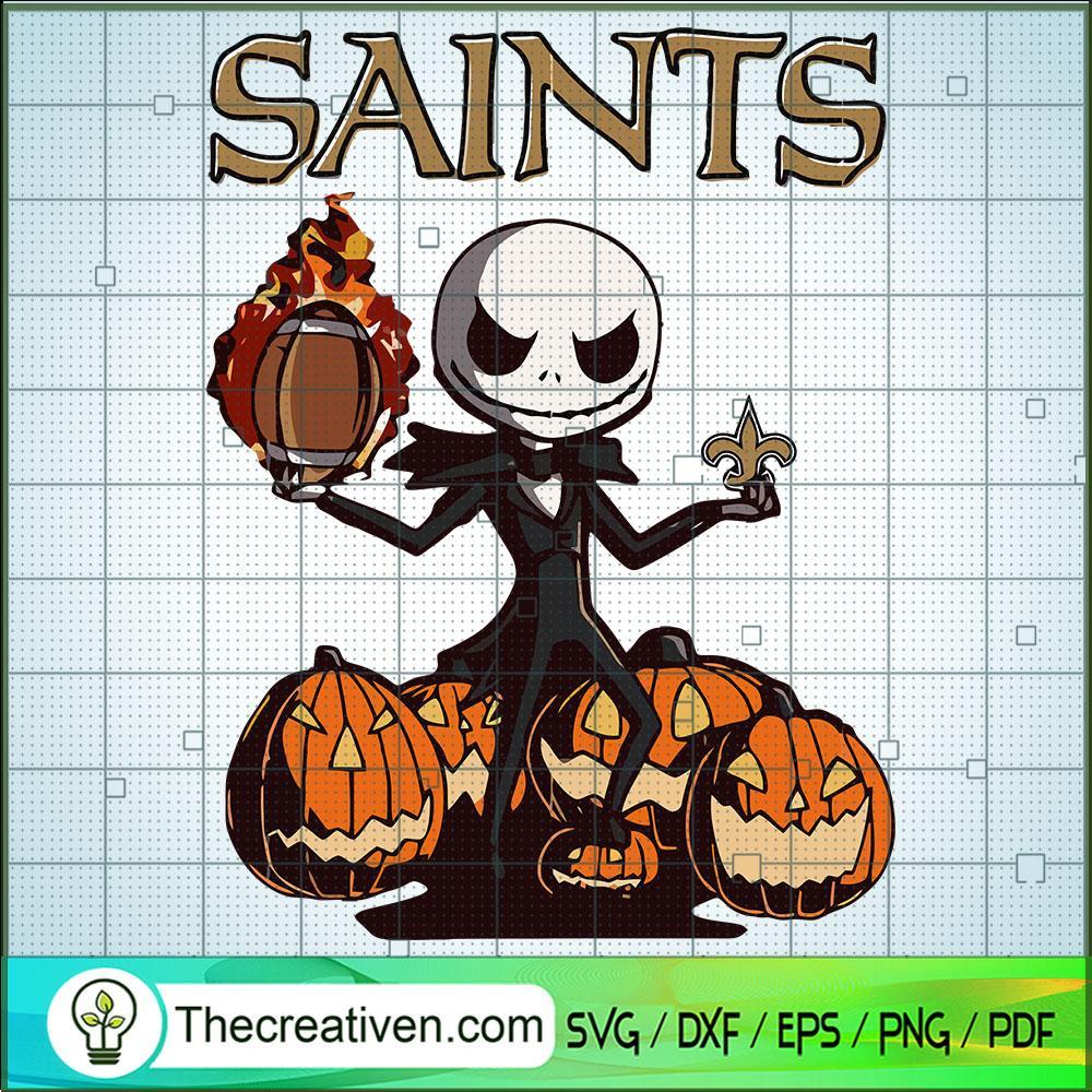 Saints Jack SVG, Jack Skellington Pumpkin SVG, Jack NFL SVG 1 Saints Jack SVG, Jack Skellington Pumpkin SVG, Jack NFL SVG