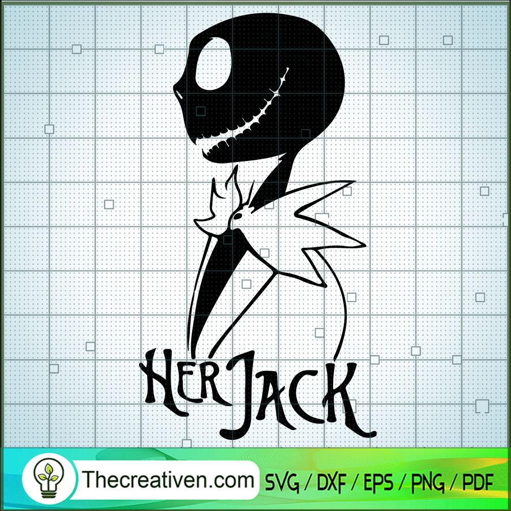 Her Jack SVG, The Nightmare Before Christmas SVG, Jack Skellington SVG 1 Her Jack SVG, The Nightmare Before Christmas SVG, Jack Skellington SVG