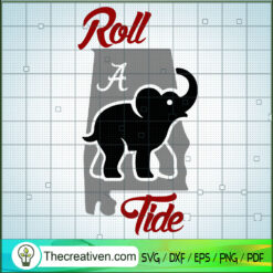 Roll a Tide SVG, Elephants SVG, Animals SVG