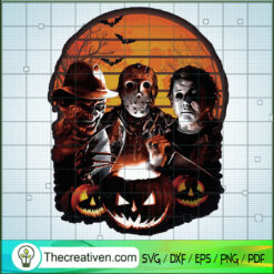 Horror Characters SVG Cut File for Cricut & Silhouette