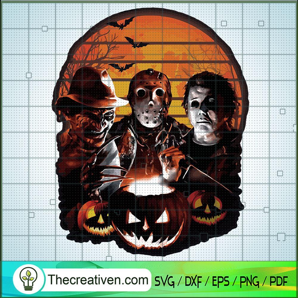 Horror Characters SVG Cut File for Cricut & Silhouette 1 Horror Characters SVG Cut File for Cricut & Silhouette