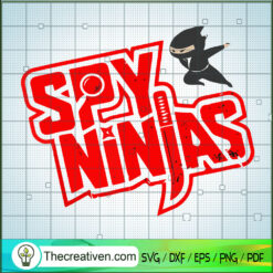 Spy Ninjas SVG, Spy Gaming SVG, Ninjas SVG