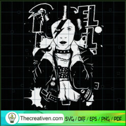 Princess Leia Star Wars SVG, David Bowie Rebel Rebel SVG, Pop Star SVG