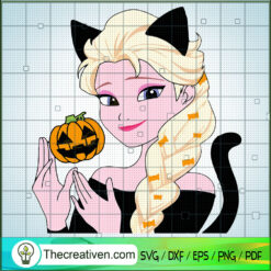 Elsa Pumpkin SVG Cut File for Cricut & Silhouette