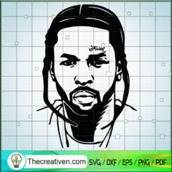 Pop Smoke SVG, Rapper US SVG, Bashar Barakah Jackson SVG
