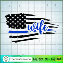 American Wife SVG Cut File for Cricut & Silhouette