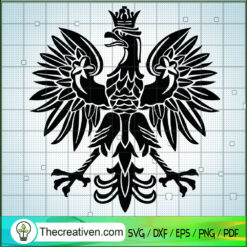 Polish Eagle SVG, Poland Coat Of Arms White Eagle SVG, Eagle SVG
