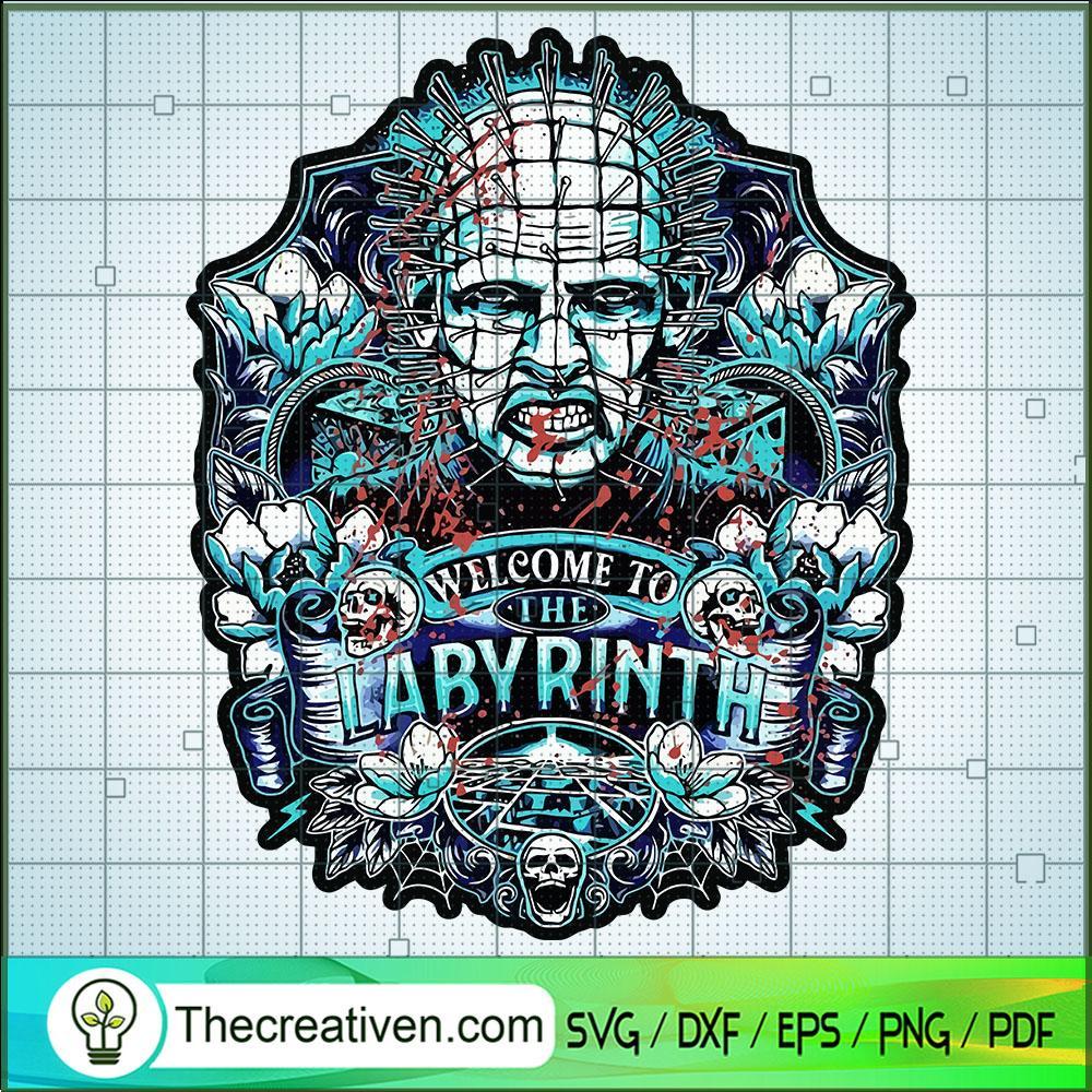 Welcome To The Labyrinth SVG, Pinhead SVG, Horror SVG 1 Welcome To The Labyrinth SVG, Pinhead SVG, Horror SVG