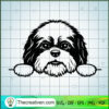 Peeking Shih Tzu SVG, Shih Tzu Dog SVG, Pet Lover SVG 3 22 copy 8