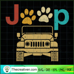 Jeep Dog SVG Cut File for Cricut & Silhouette