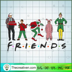 Friends Christmas Movie SVG, Friends SVG, Merry Christmas SVG