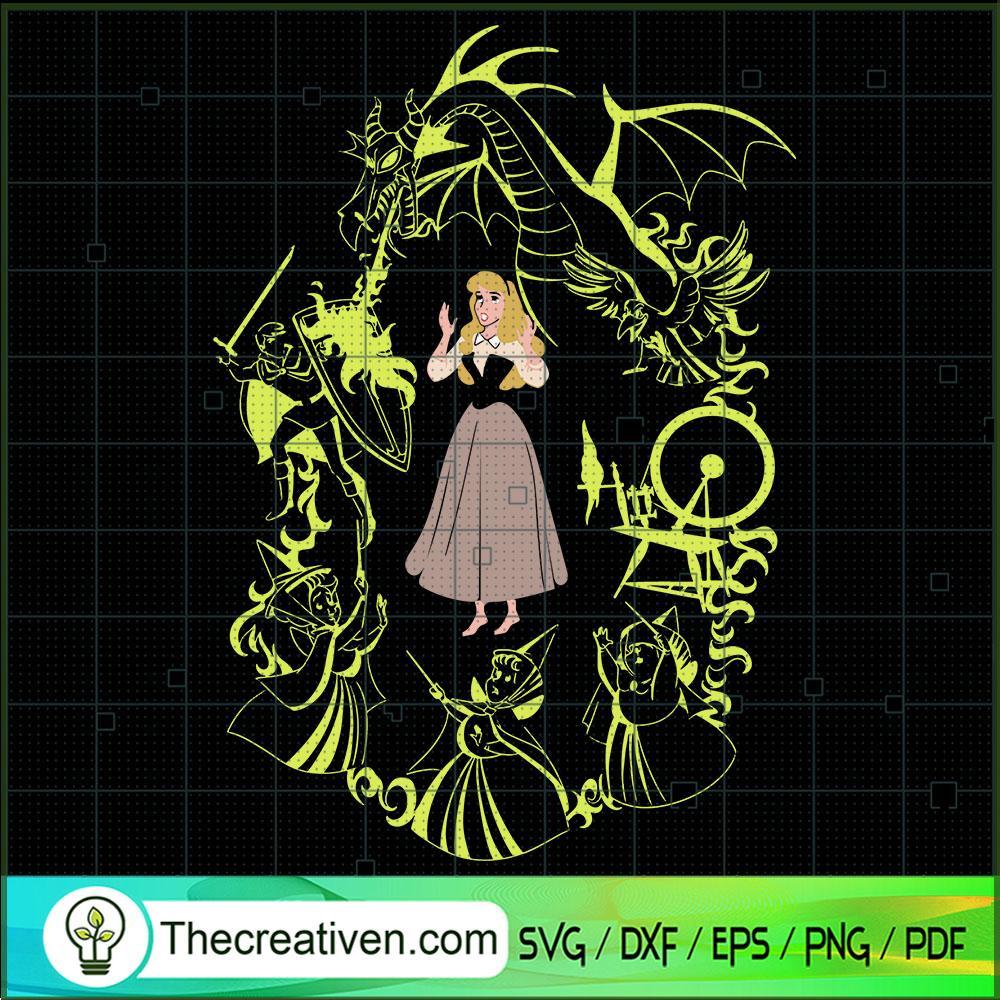 Disney Sleeping Beauty SVG, Disney Princess SVG, Maleficent Dragon SVG 1 117 copy 2