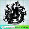 Avengers Characters Logo SVG, Avengers Characters SVG, Marvel SVG