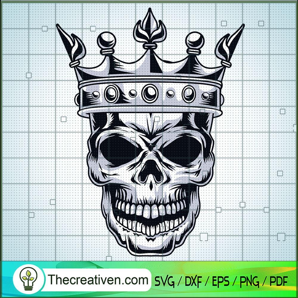 King Skull SVG, Scary Skull SVG, King SVG 1 King Skull SVG, Scary Skull SVG, King SVG
