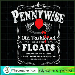 Pennywise Old Fashioned Root SVG Cut File for Cricut