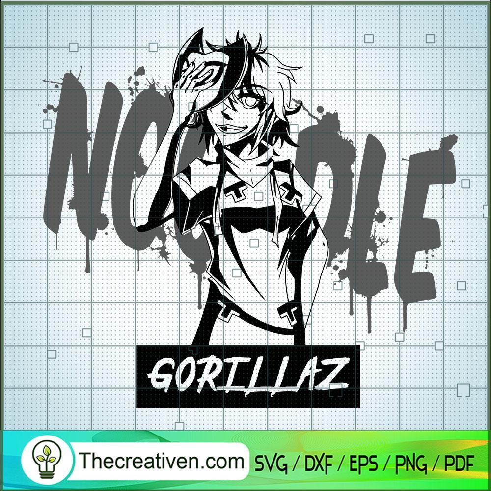 Noodle Gorillaz SVG, Gorillaz Band SVG, Gorillaz SVG 1 155 copy 3