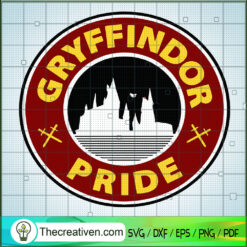 Gryffindor Pride SVG, Hogwarts SVG, Harry Potter SVG