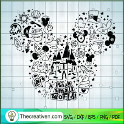It's a Small World SVG, Disney Bundle SVG, Walt Disney SVG