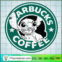 Stitch Starbucks Coffee SVG, Stitch SVG, Starbucks SVG