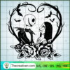 Jack And Sally In Heart SVG Cut File for Cricut & Silh Design 54263