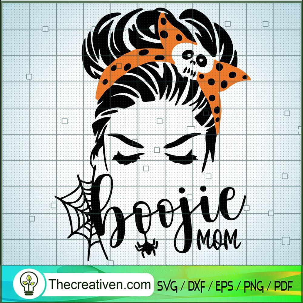 Boojie Mom SVG, Halloween SVG, Mom Skull SVG 1 Boojie Mom SVG, Halloween SVG, Mom Skull SVG