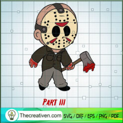 Jason Voorhees Chibi SVG Cut File for Cricut & Silhoue Design 54147